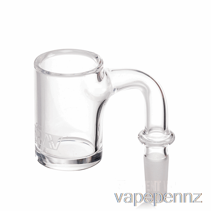 GRAV 10mm Seamless Quartz Bucket Banger 90 Degree VAPE NZ